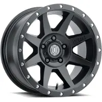 I.C.O.N. Rebound 17x8.5 5x5.5 0mm Offset 4.75in BS Satin Black Wheel