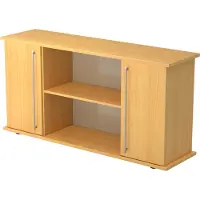 Hjh OFFICE PRO KAPA SB | Dressoir | met deuren - Beuken Sideboard Rail handvat (kunststof)