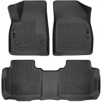 Husky Liners Weatherbeater 17-23 Cadillac XT5 / 17-23 GMC Acadia Front & 2nd Seat Floor Liners - Blk