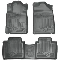 Husky Liners 07-11 Toyota Camry (All) WeatherBeater Combo Gray Floor Liners (One Piece for 2nd Row)