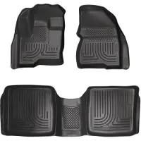 Husky Liners 09-12 Ford Flex/10-12 Lincoln MKT WeatherBeater Combo Black Floor Liners