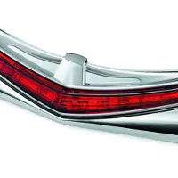 Kuryakyn L.E.D. Rear Fender Tip 12-17 GL1800 Chrome Red Lens
