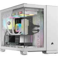 Corsair CC-9011268-WW Geh Micro-ATX 2500X LINK Tempered Glass White