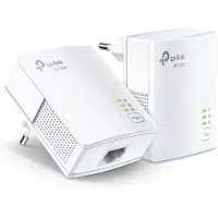 TP-LINK TL-PA717 KIT V4 Startpakket - Powerline adapterset - GigE, HomePlug AV (HPAV), HomePlug AV (HPAV) 2.0 - kan direct in een stopcontact worden aangesloten