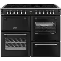 Stoves Richmond 110 DF DX fornuis 5-pits gas fornuizen - kleur dubbele oven zuinig energieklasse A - 110 cm breed gasfornuis