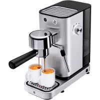 WMF Lono - Pistonmachine - RVS - 15 Bar - Melkopschuimer - Compact Design