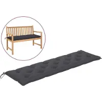 vidaXL Tuinbankkussen 180x50x7 cm oxford stof antracietkleurig