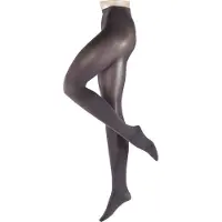 Esprit Cotton eenkleurig katoen panty dames grijs - maat 38-40