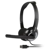Hamlet HHEADMUS hoofdtelefoon/headset Bedraad Hoofdband Kantoor/callcenter Zwart