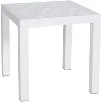 Hobby Hall Ocean - Bijzettafel - Kunststof wit
