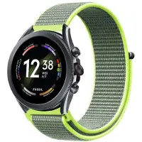 Strap-it Nylon smartwatch bandje - geschikt voor Fossil Gen 6 44mm / Gen 5 / Gen 5e 44mm - fluoriserend