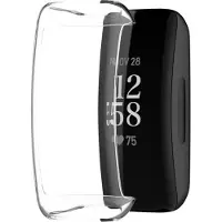 Strap-it TPU case - transparant bescherm hoesje geschikt voor Fitbit Inspire 3 - doorzichtige beschermhoes voor Fitbit Inspire 3