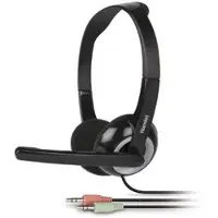 Hamlet HHEADMJK hoofdtelefoon/headset Bedraad Hoofdband Kantoor/callcenter Zwart
