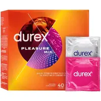 Durex Condooms - Pleasure mix - 40 Stuks (20 st Pleasure Me + 20 st Orgasm Intense) - Discreet Verzonden