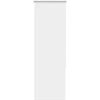 vidaXL Verduisteringsgordijn, wit, 55x150 cm, stofbreedte 50,7 cm, polyester