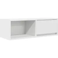 vidaXL TV-meubel 80x31x25,5 cm bewerkt hout wit