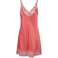 Lingadore Night Slipdress Spiced Coral | Maat: XL | Kleur: Spiced Coral