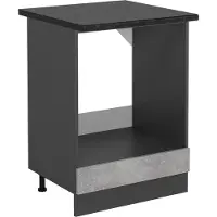 Vicco R-Line Ovenombouwkast – 60 cm, WB Antraciet Beton