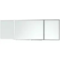 Ivol Meervlaksbord / inklapbaar whiteboard - gelakt staal - 60x90 cm - 5 zi