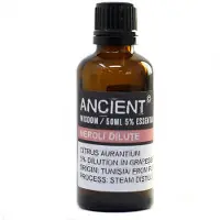 Ancient Wisdom Etherische olie Neroli - Oranjebloesem (distillaat 5%) - Essentiële olie - 50ml - 100% natuurlijk