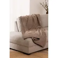 Belmarti Plaid Namibia 180x260 Chocoladebruin - Tijdloze elegantie, ontworpen voor comfort - Premium kwaliteit
