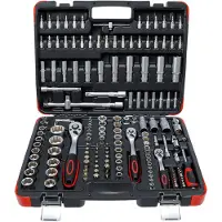 Bgs Steeksleutelset 172 stuks ( 2283 ) Aandrijving 6,3 mm ( 1/4" ) 10 mm ( 3/8" ) 12,5 mm ( 1 (1/4", 1/2", 5/16", 3/8")