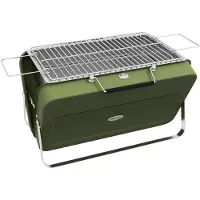 Outsunny -Tischgrill-Edelstahl, Metall-47L x 30B x 28H cm-Grün