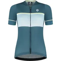 Rogelli Impress II Dames Fietsshirt - Korte Mouw - Blauw/Geel