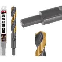 Tvardy Metaalboor - HSS 24 mm - Zwart & Goud - TiN Coating - Voor Moeilijk Bewerkbare Materialen