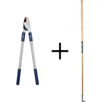 Synx Store Synx Tools Voegenmes RVS + Spear & Jackson Takkenschaar 26'' Aambeeld - Met anti-kleeflaag - 5 JAAR GARANTIE - Easy cut - Onkruidmes - Voegenkrabber met steel 150cm
