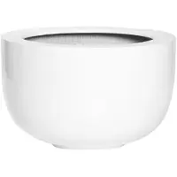 Pottery Pots - Plantenbak - Sunny M - Ø33cm x H20cm - Glossy White