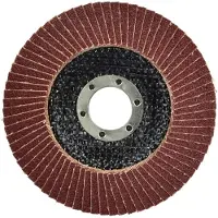 GEKO Aluminiumoxide lamellenschijf - slijpen en afwerken - 115 mm - korrel 80 - 10 stuks