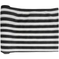 The Living Store De Living Store omheining, antraciet en wit, 1,8 x 10 meter, HDPE, 75 g/m²