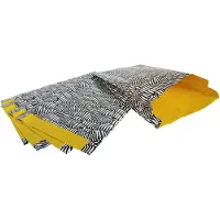 Rotim 100x papieren zakjes Zebra 25x4x34cm