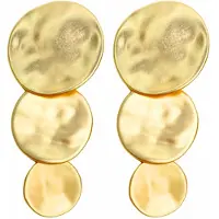 Charme Bijoux Clip oorbellen -trio -goudkleurig- geen gaatje-