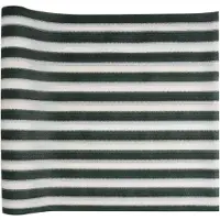 The Living Store Living Store, omheiningpaneel, groen en wit, 1,5 x 10 meter, HDPE, 150 g/m²
