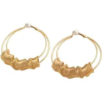 Charme Bijoux Clip oorringen- goudkleurig- geen gaatje-