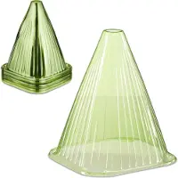 Relaxdays plantenhoed - set van 32 - plantenstolp - plantencloche - tegen vorst