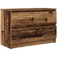 vidaXL Tv-meubel 80x35x54 cm spaanplaat oud hout