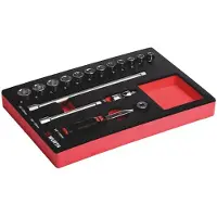 Würth - Systeemassortiment 4.4.1, dopsleutel 3/8 inch 16-delig - Systeemassortiment 4.4.1, dopsleutel 3/8 inch 16-delig x 1 st