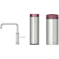 Quooker Cube Classic Fusion square chroom met combi reservoir