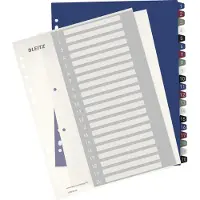 Leitz 1239 Style Register DIN A4 1-20 Polypropyleen Meerdere kleuren 20 tabbladen Extra breed, PC-beschrijfbaar 1239-00-00