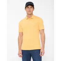 Brax pete Modern Fit Polo shirt Korte mouw geel