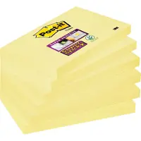 Post-it Super Sticky Memoblok 3M 655 Super Sticky 76x127mm geel