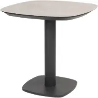 4 Seasons Outdoor Manolo dining tuintafel 75x75x75 cm printed ceramic antraciet Taste 4SO