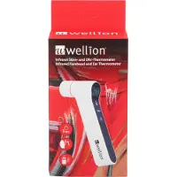 Wellion infrarood voorhoofd- en oorthermometer