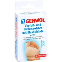 GEHWOHL Voorvoet- en Knobbelkussentje met Elastische Bandage Medium | 1 stuk