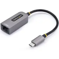 StarTech.com USB 3.0 TYPE-C NAAR 2,5 GIGABIT (USB-C, RJ45/LAN (1x)), Netwerkadapter, Grijs