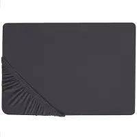 Beliani HOFUF - Laken - Zwart - 90 x 200 cm - Katoen