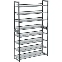 Songmics Schoenenrek met 8 niveaus, Grijs